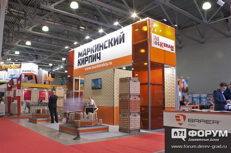 Стенд Маркинского кирпичного завода