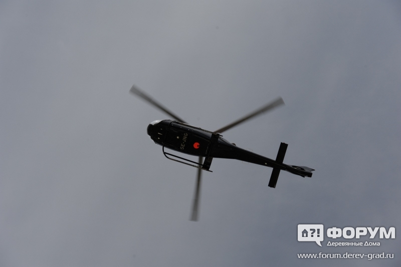 Вертолет такси на выставку Elmia Wood
