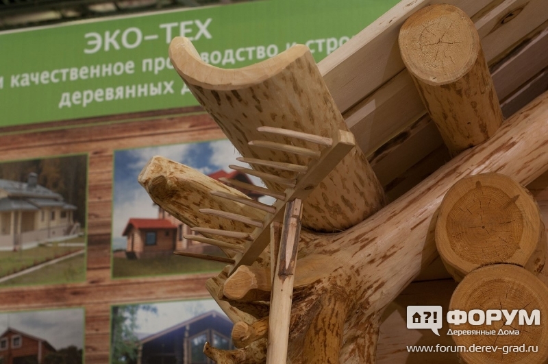 Компания "Эко-Тех". Фрагмент избушки.