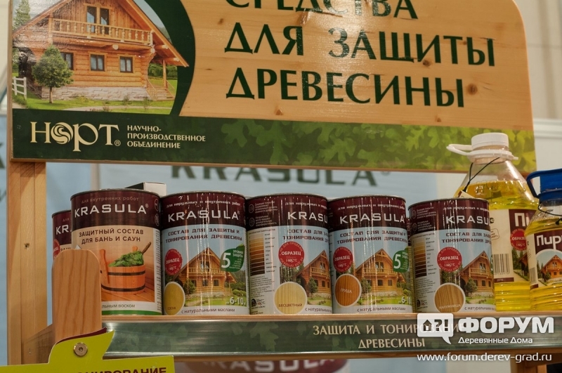 Краски и средства защиты древесины Норт