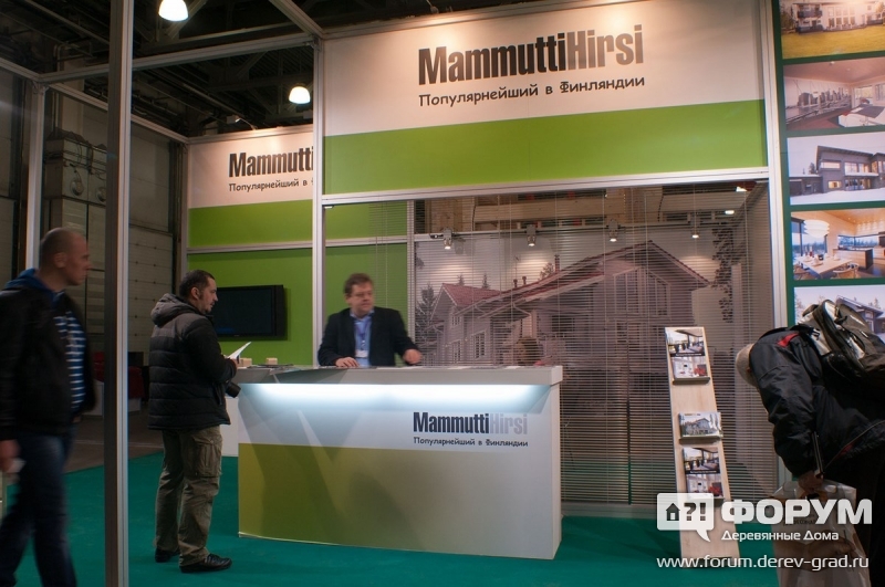 Стенд MammuttiHirst, финской строительной фирмы
