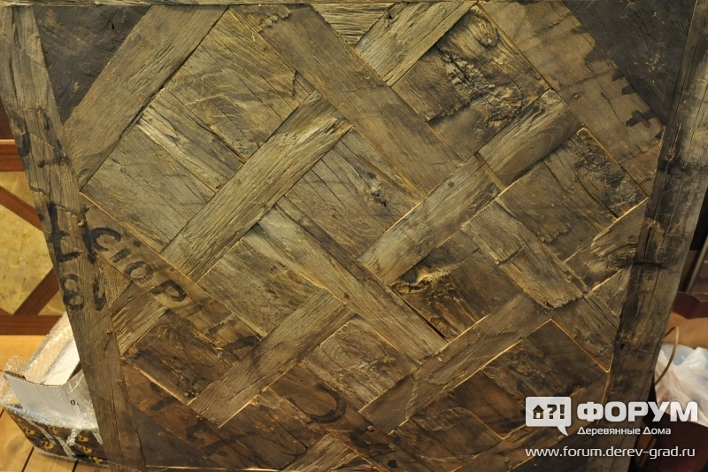 Паркет под старину hand made