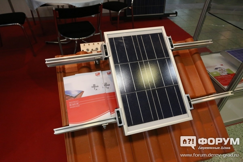 IBS  solar  солнеченые батареи на крыше