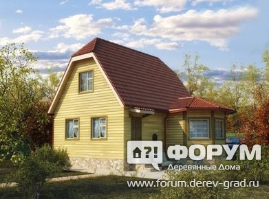 Проект дома из бруса площадью 80 м2 №118