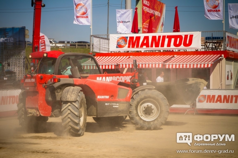Демонстрация техники компании Manitou (1)