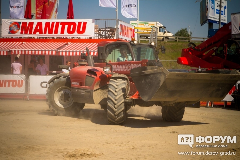 Демонстрация техники компании Manitou (2)