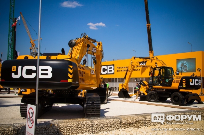 Строительная техника компании JCB