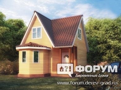 Проект дома из бруса № 55