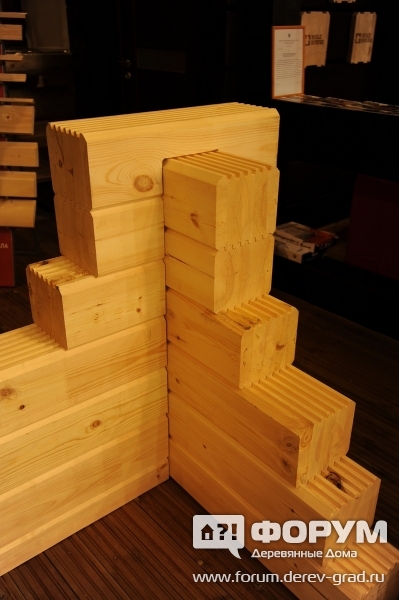 Образец клееного бруса Хольц Хаус (Holz Haus)