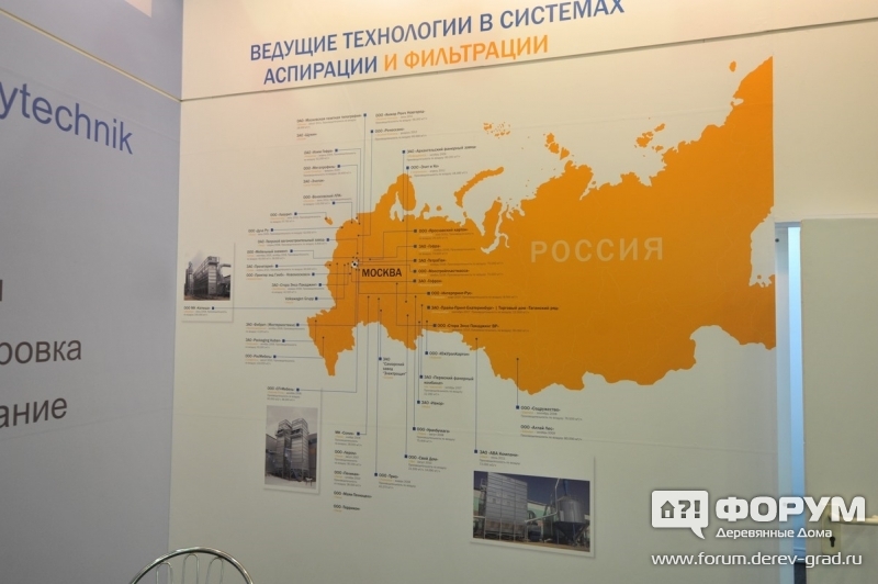Смонтированные установки фильтрации и аспирации