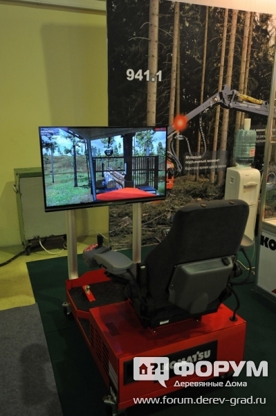 Симулятор форвардера Коматцу (Komatsu)